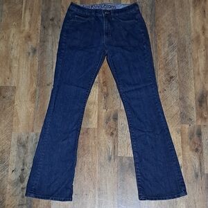 Calvin Klein Shape Women's Dark Wide Leg Jeans Size 28/6